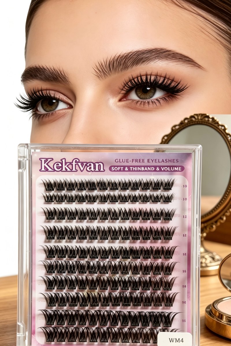 Wholesale Reusable Self Adhesive Eyelashes Natural Look Daily Makeup Fake Lashes