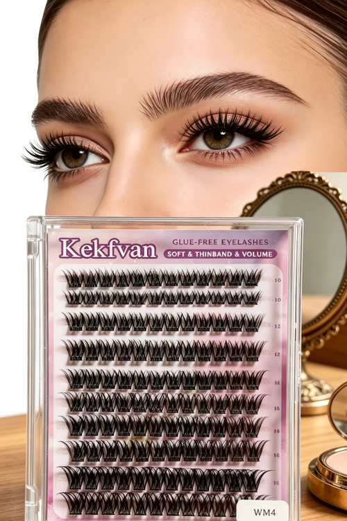 Wholesale Reusable Self Adhesive Eyelashes Natural Look Daily Makeup Fake Lashes