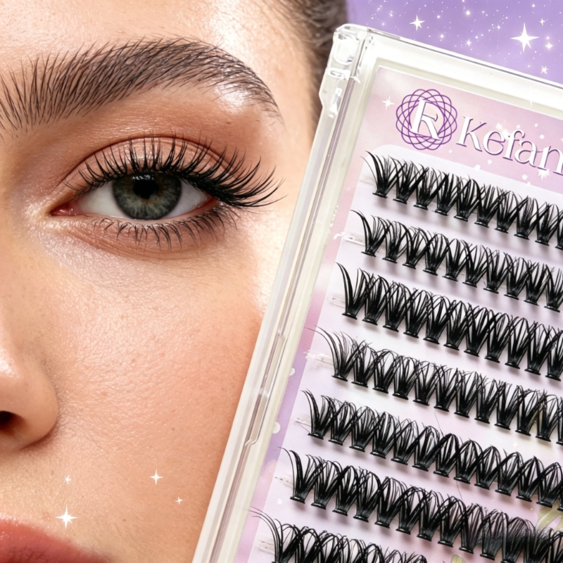 Wholesale Reusable Self Adhesive Eyelashes Natural Look Daily Makeup Fake Lashes