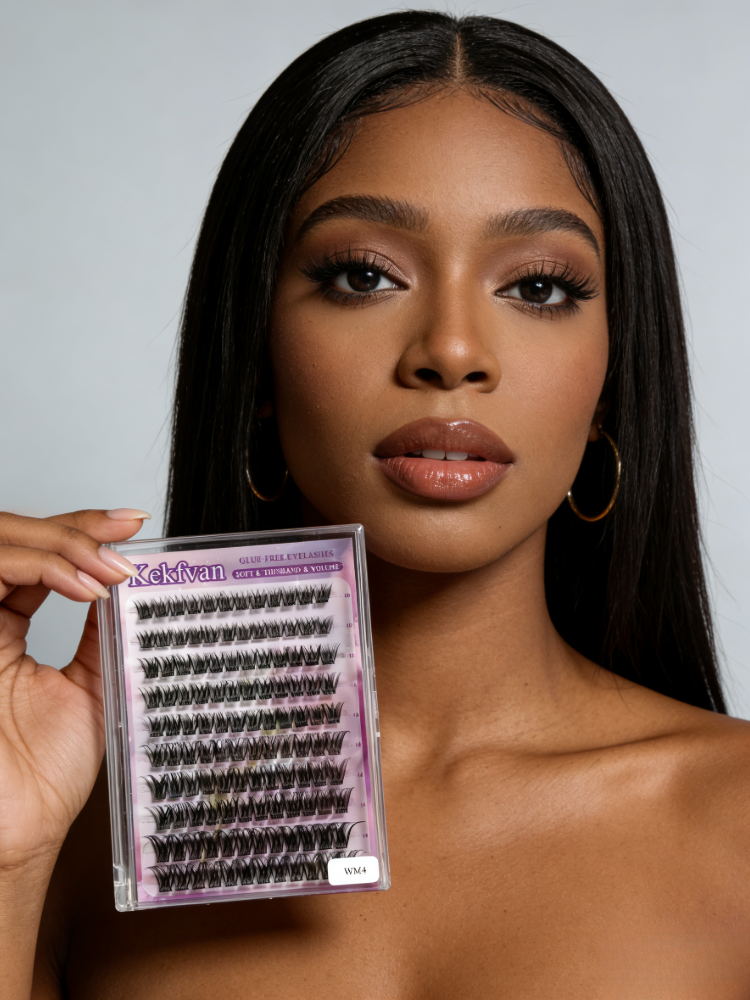 Wholesale Reusable Self Adhesive Eyelashes Natural Look Daily Makeup Fake Lashes