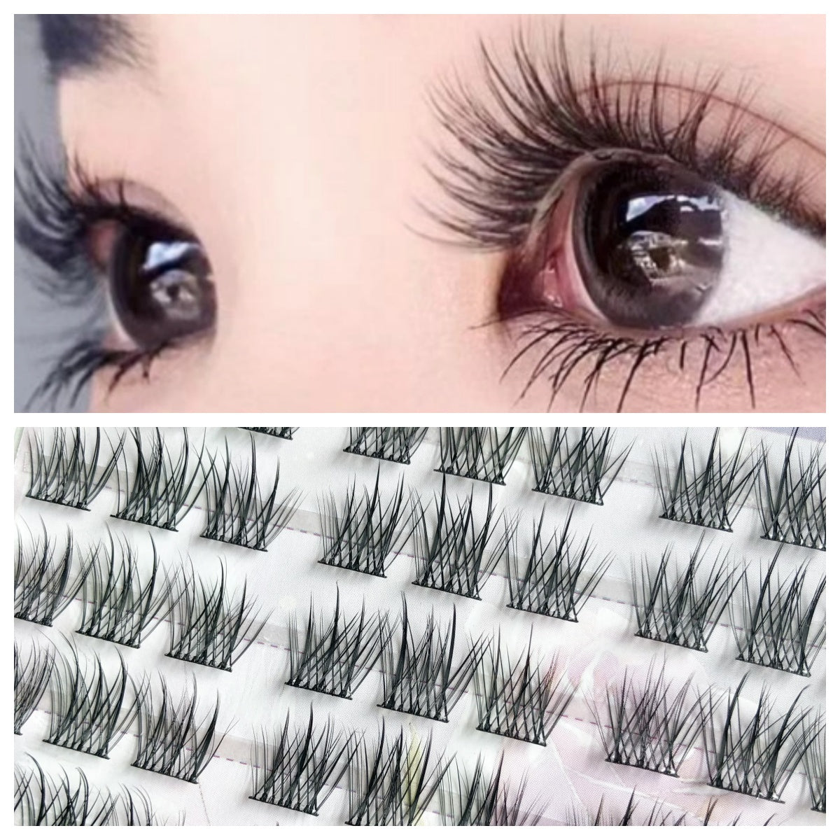 Wholesale Reusable Self Adhesive Eyelashes Natural Look Daily Makeup Fake Lashes