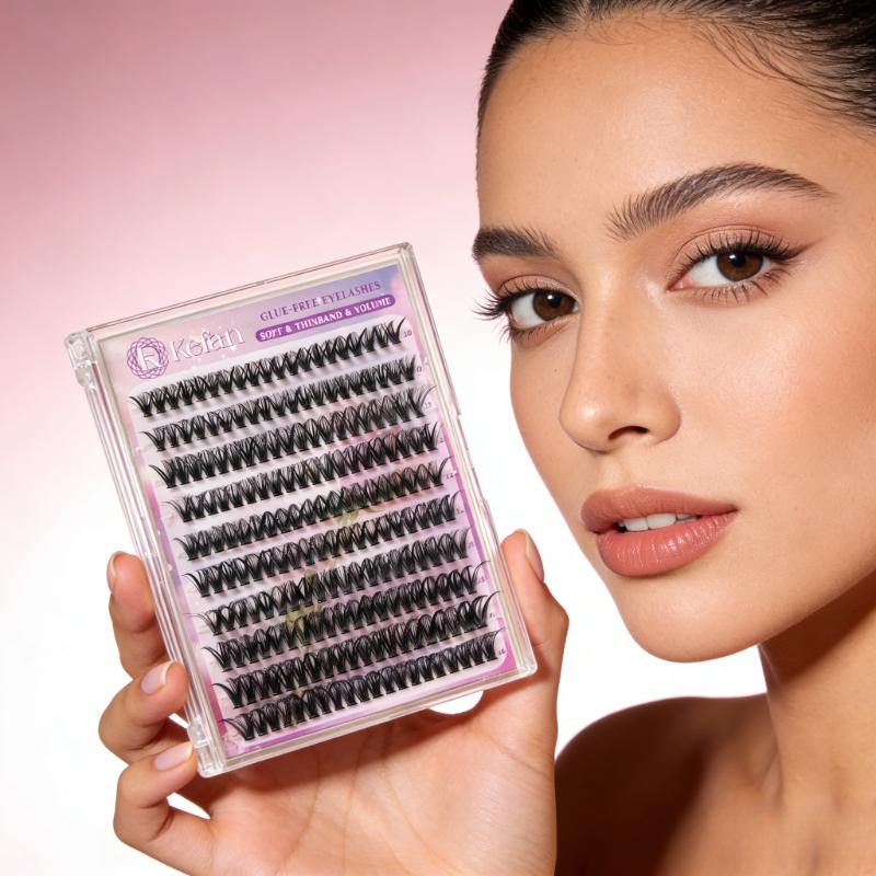 Wholesale Reusable Self Adhesive Eyelashes Natural Look Daily Makeup Fake Lashes
